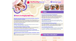 Desktop Screenshot of newparentingtimes.com